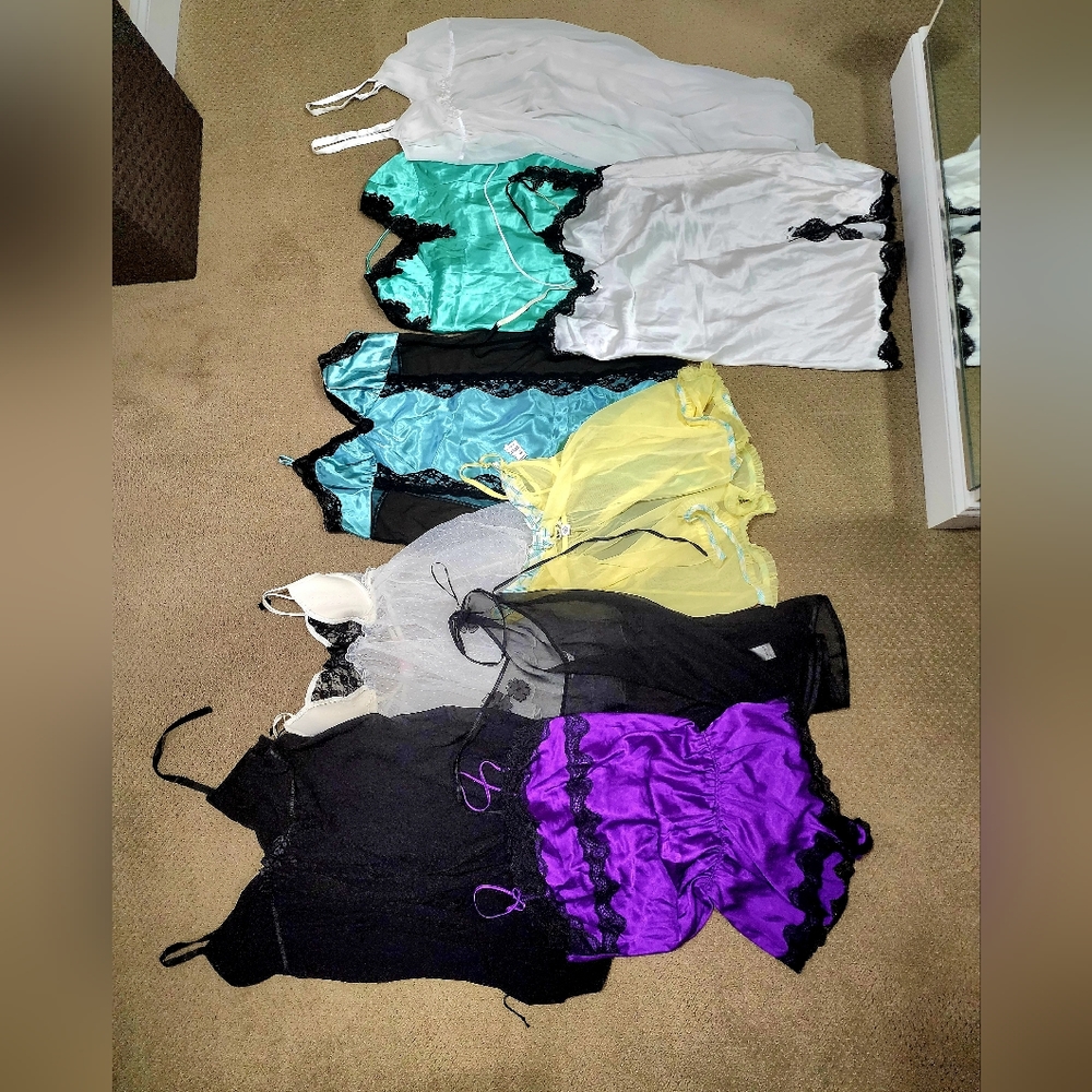 Lot of 9 Lingerie